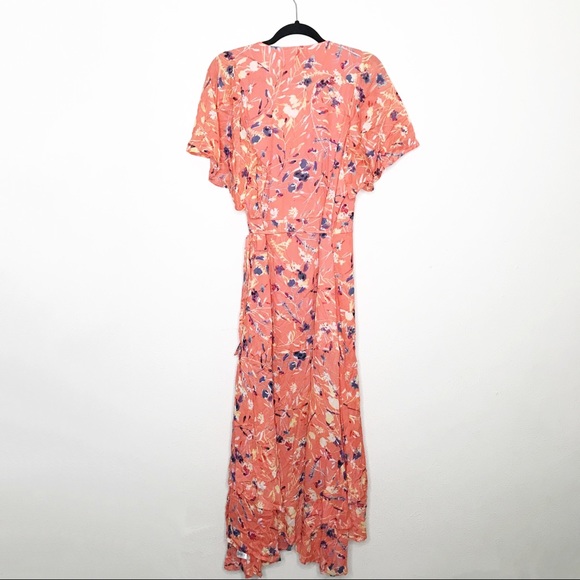 Haute Hippie Tribe "Luna" Wrap Maxi Dress L - Picture 4 of 4